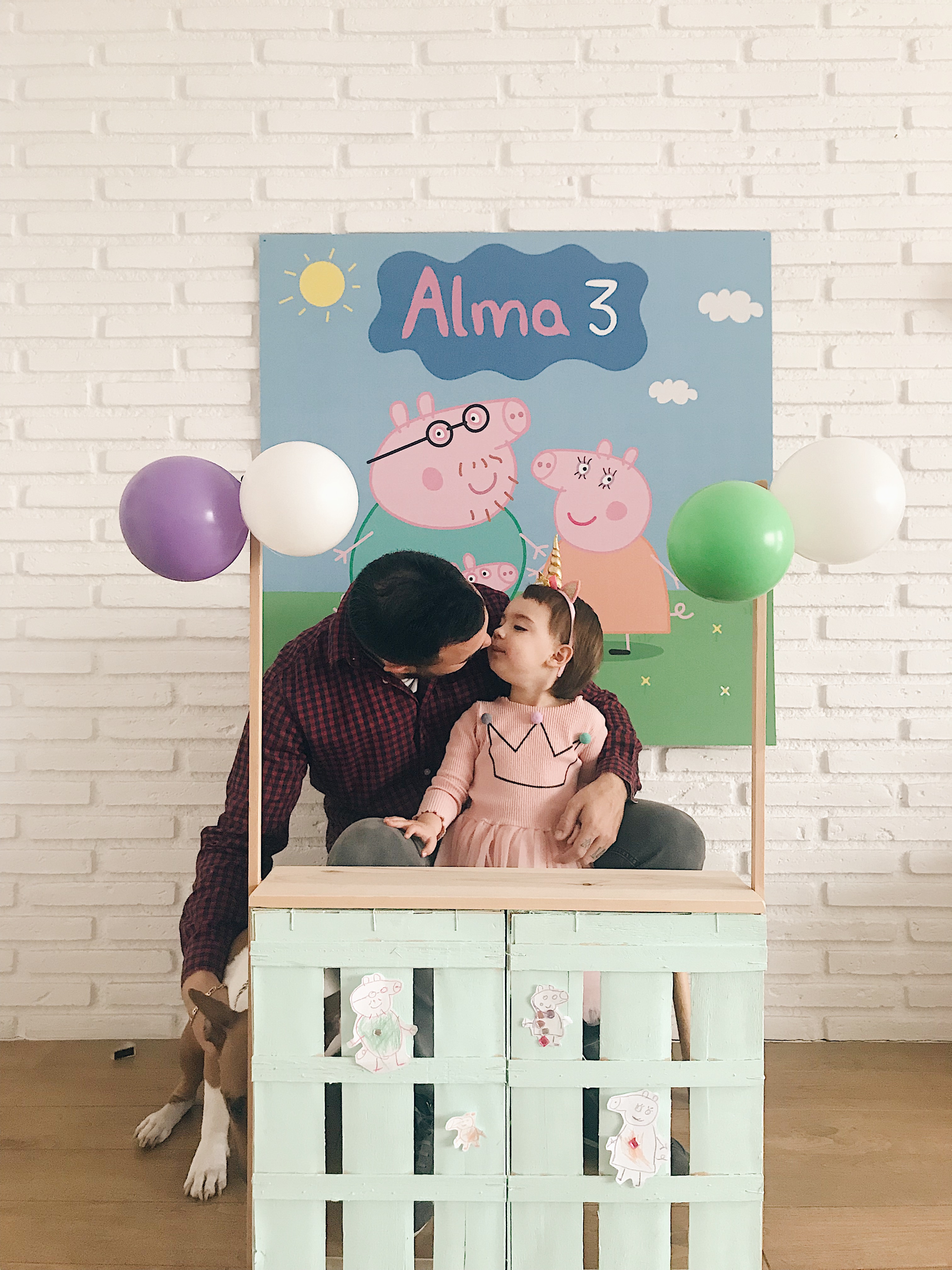 Alma cumple 3: la fiesta de Peppa Pig (I) Decoración y DIY